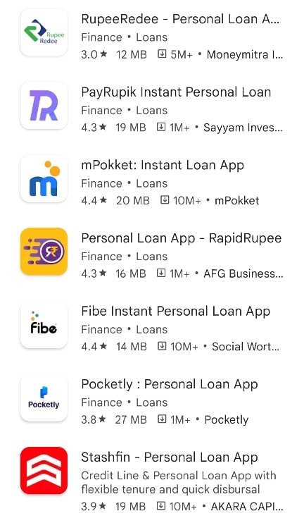 rbi approved loan apps in india